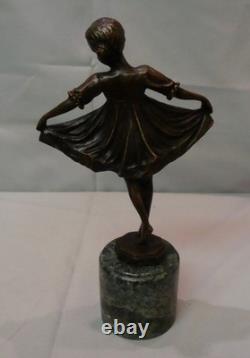 Classical Dancer Statue Sculpture, Opera Style, Art Deco Style, Art Nouveau Bronze
