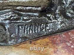Clock and its Art Deco adornment signed G. LIMOUSIN - Splendid