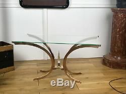 Coffee Table 70 Years Old The Base Bronze Glass Top