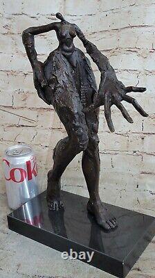 Collection Bronze Sculpture Statue Art Deco Nu Salvador Dali Dame Figure Nr