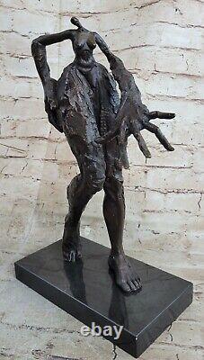 Collection Bronze Sculpture Statue Art Deco Nu Salvador Dali Dame Figure Nr