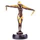 Coloured Art Deco Figure Dancer Made Of Bronze Material Signed After Dh Chiparus