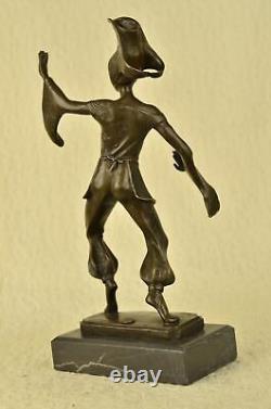 D.H. Bronze Statue Art Deco Dancer Sculpture Figurine Statue Figurine Art