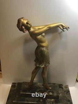 Dancer Art Deco Bronze