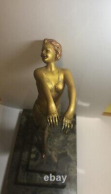 Dancer Art Deco Bronze