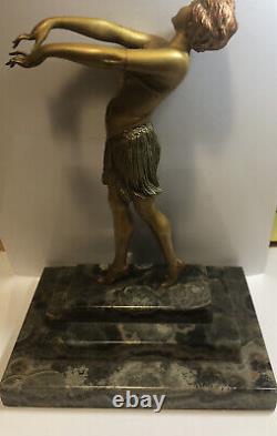 Dancer Art Deco Bronze