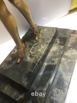 Dancer Art Deco Bronze