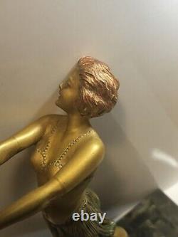 Dancer Art Deco Bronze