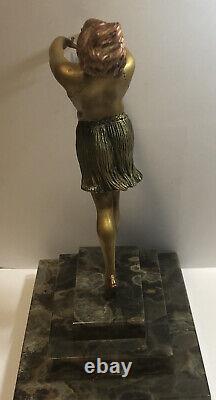 Dancer Art Deco Bronze