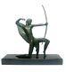 Decoux Bronze Art Deco Sculpture The Archer