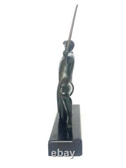 Decoux Bronze Art Deco Sculpture The Archer