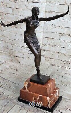 Demeter H. Art Deco Bronze Dancer Statue Figure Kapurthala Figure