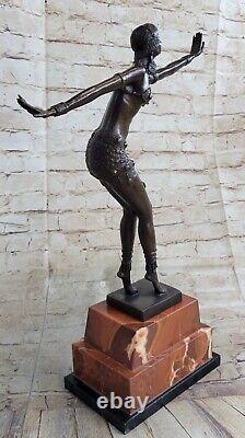 Demeter H. Art Deco Bronze Dancer Statue Figure Kapurthala Figure