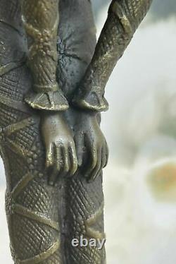 Dh Chiparus Bronze Sculpture Figurative Erotic Dancer Woman Art Deco Signed