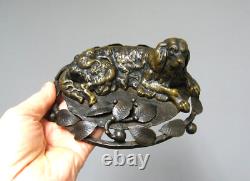 Dog. Art Deco Bronze Cavalier King Charles.