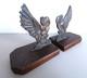E. L. Adnin Pair Of Art Deco Bronze Bookends Depicting Two Stylized Doves