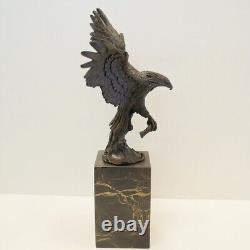 Eagle Bird Animal Sculpture Art Deco Art Nouveau Style Bronze Statue
