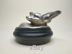 Edouard Marcel Sandoz Fennec Lying At The Head Lifted Bronze Susse Frères Ed. Signed