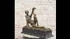 Elegant Art Deco Lunar Moon Muse Bronze Sculpture Decor Ep 252