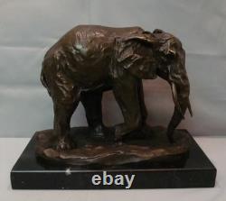 Elephant Statue Sculpture, Animalier Style, Art Deco, Art Nouveau, Bronze Mass