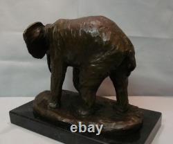 Elephant Statue Sculpture, Animalier Style, Art Deco, Art Nouveau, Bronze Mass