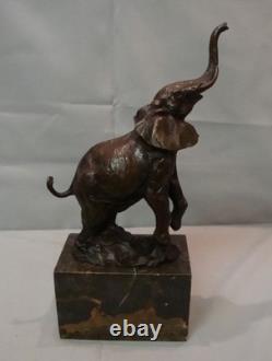 Elephant Statue Sculpture, Animalier Style, Art Deco Style, Art Nouveau Bronze Mass