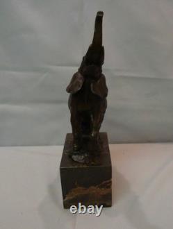 Elephant Statue Sculpture, Animalier Style, Art Deco Style, Art Nouveau Bronze Mass