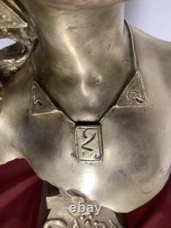 Emmanuel VILLANIS (1858-1914) SAIDA Bronze Art Nouveau / Art Deco