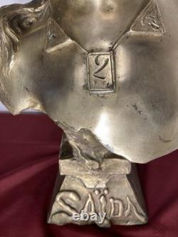 Emmanuel VILLANIS (1858-1914) SAIDA Bronze Art Nouveau / Art Deco