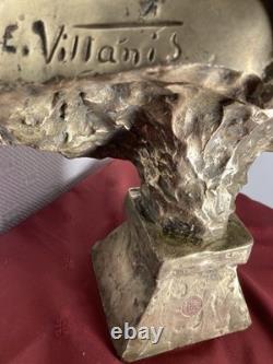 Emmanuel VILLANIS (1858-1914) SAIDA Bronze Art Nouveau / Art Deco
