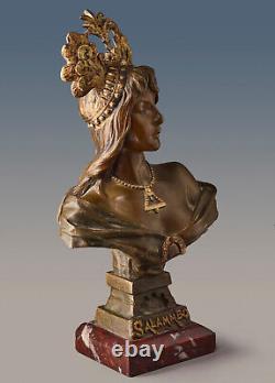Emmanuel VILLANIS BRONZE Art Nouveau Art Deco