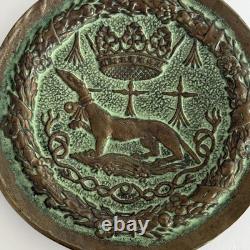Empty pocket tray or decorative bronze Art Deco dish Max Le Verrier MX165