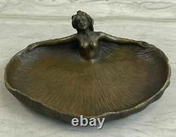 Erotic Art Deco By Rubin Jewelry Support Bronze Sculpture Statue Chair Sale