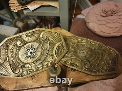 Exceptional Handles And Ornamental Plates Decorative Bronze Art Deco