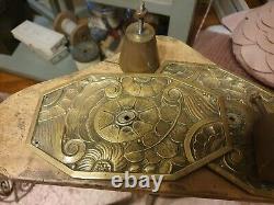 Exceptional Handles And Ornamental Plates Decorative Bronze Art Deco