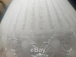 Exceptional Lamp Daum Nancy France Art Deco Glass Paste Has Clears The Acid