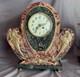 Exceptional And Rare Art Deco Clock In Gilded Bronze And Persian Red Marble