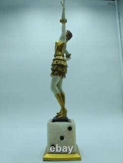 Fernand Paris Dancer At The Bronze Cabaret Of Art Deco Style Chiparus