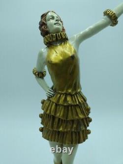 Fernand Paris Dancer At The Bronze Cabaret Of Art Deco Style Chiparus