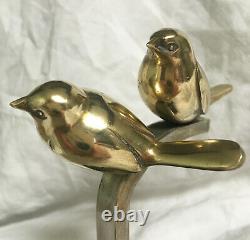 Fine Bronze Art Deco Birds On The Branch Circa 1930