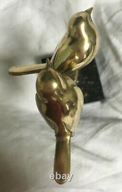 Fine Bronze Art Deco Birds On The Branch Circa 1930