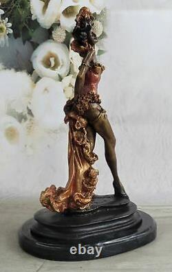 Flamenco Dancer Art Deco New Special Skating Girl Bronze Sculpture Numéré