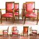 Four Empire Style Armchairs In Mahogany Bronze Ornamentation. 20th Century