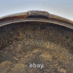 France, Austria. Art Deco Heavy Bronze Ashtray with Buffalo Decoration Excellent Condition