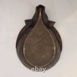France, Austria. Heavy Art Deco bronze ashtray with buffalo decoration, excellent condition