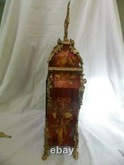 Franz Hermle Bronze Pendulum Rose Wood Beautiful Condition Works Perfectly