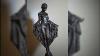 French Art Deco Bronze Figure J E Descomps Shawl Woman