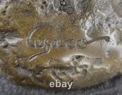 French Dancer Sculpture Statue Art Deco Trophy by Cesaro in Bronze