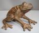 Frog Animal Sculpture, Art Deco Style, Art Nouveau Style Bronze Statue