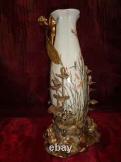 Frog Elf Fairy Figurine Vase Art Deco Style Art Nouveau Porcelain